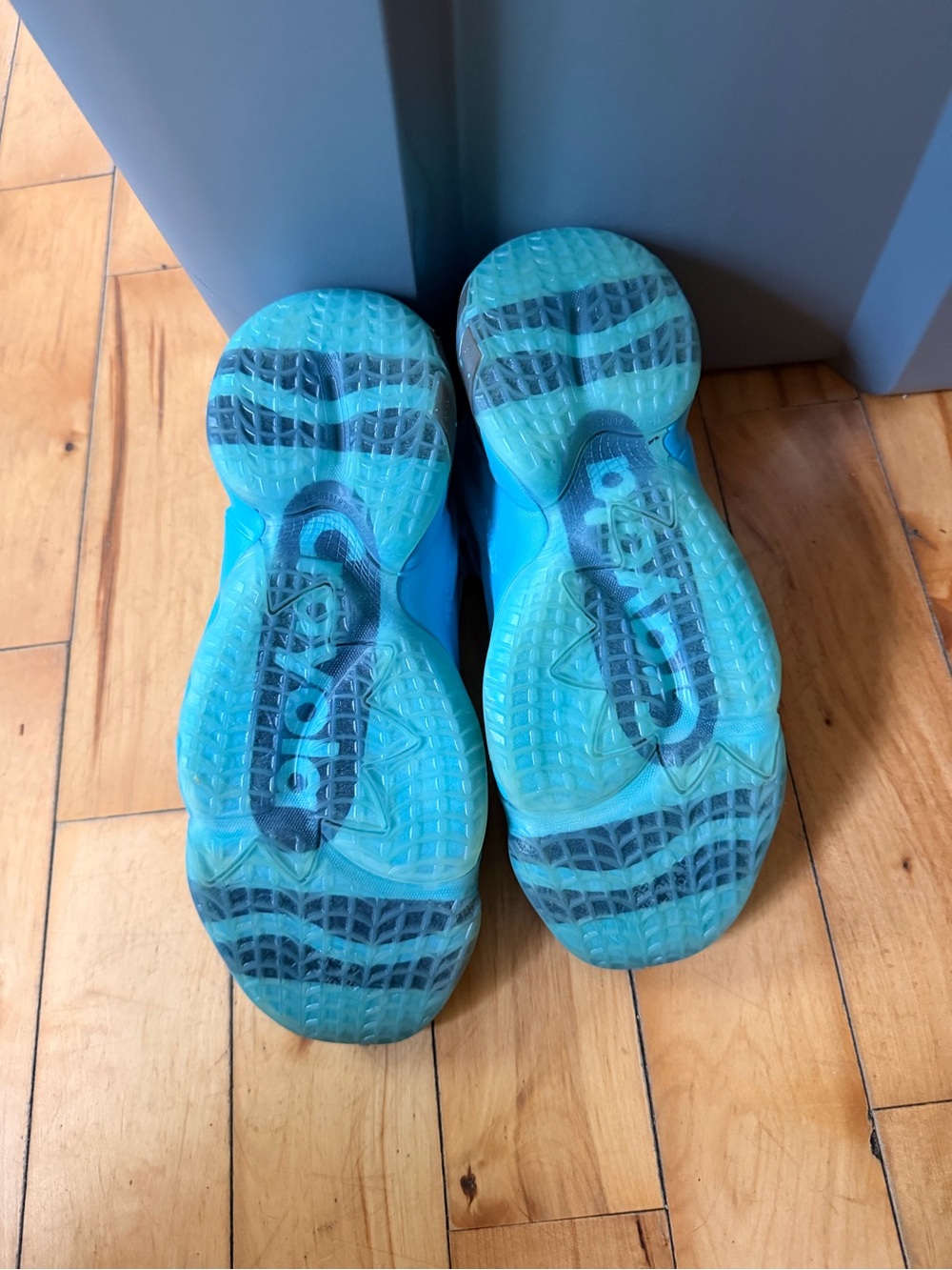 adidas crayola Light Teal Blue Athletic Sneakers - Picture 5 of 6